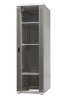 Szafa ramowa stojąca EmiterNet Top, 42U, drzwi przód blacha/szkło, 600x1000x1980mm (szer./gł./wys.) (w zestawie: panel 4 wentyla